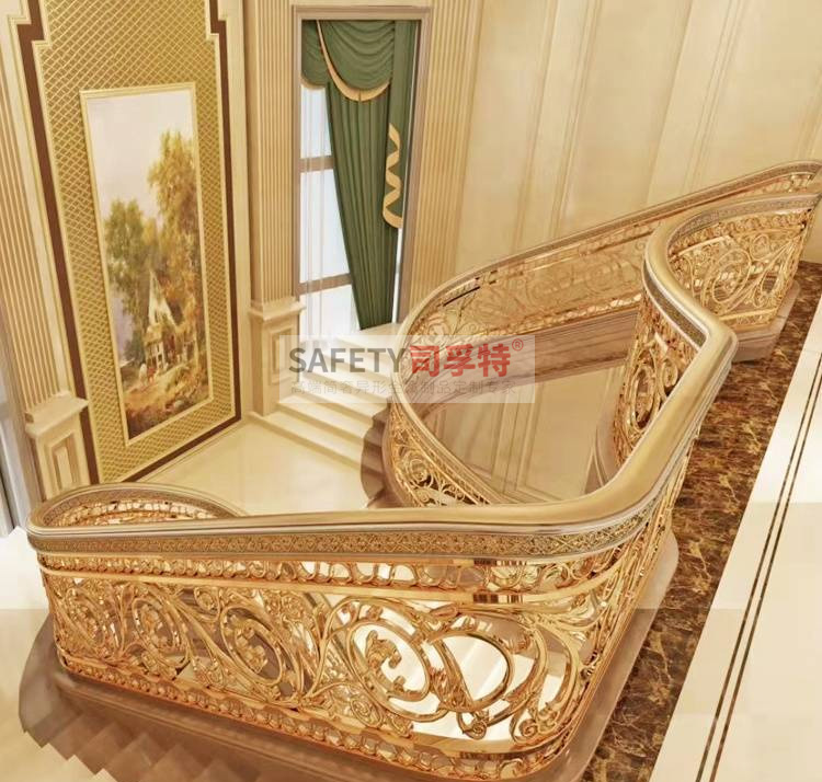 銅藝雕刻欄桿扶手,輕奢時尚,溫馨典雅(圖3) 銅藝雕刻欄桿扶手,輕奢時尚,溫馨典雅(圖3)