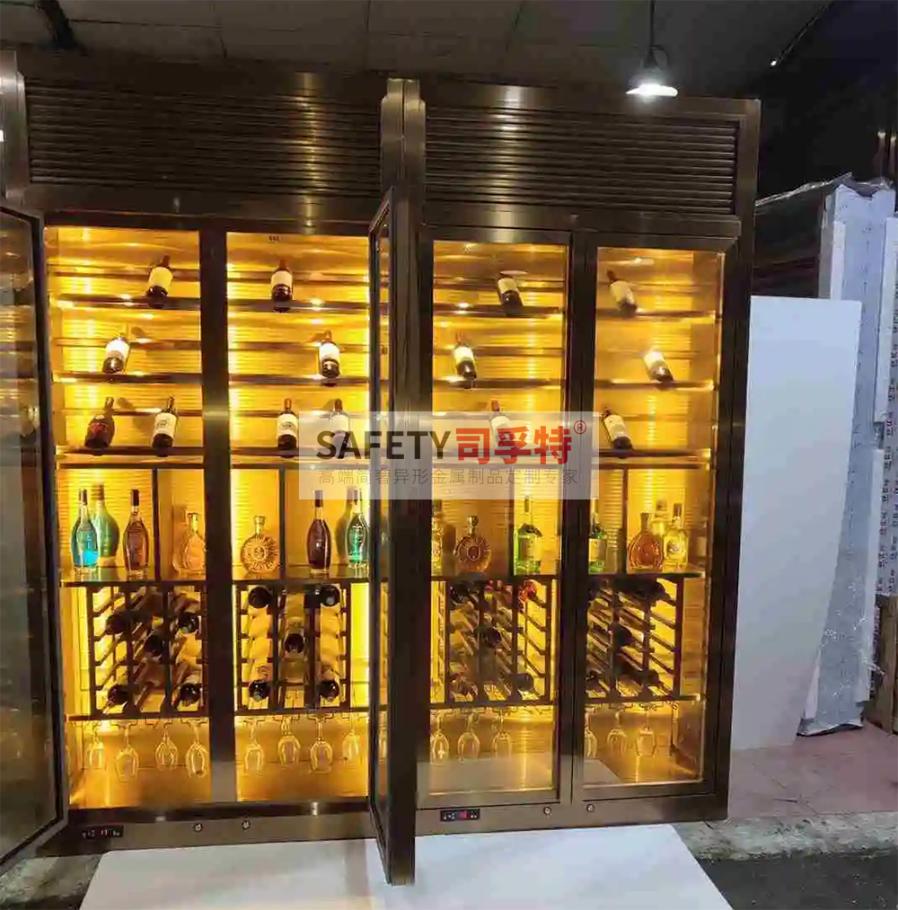 不銹鋼酒柜款式多樣，美觀時尚，經(jīng)久耐用(圖3)